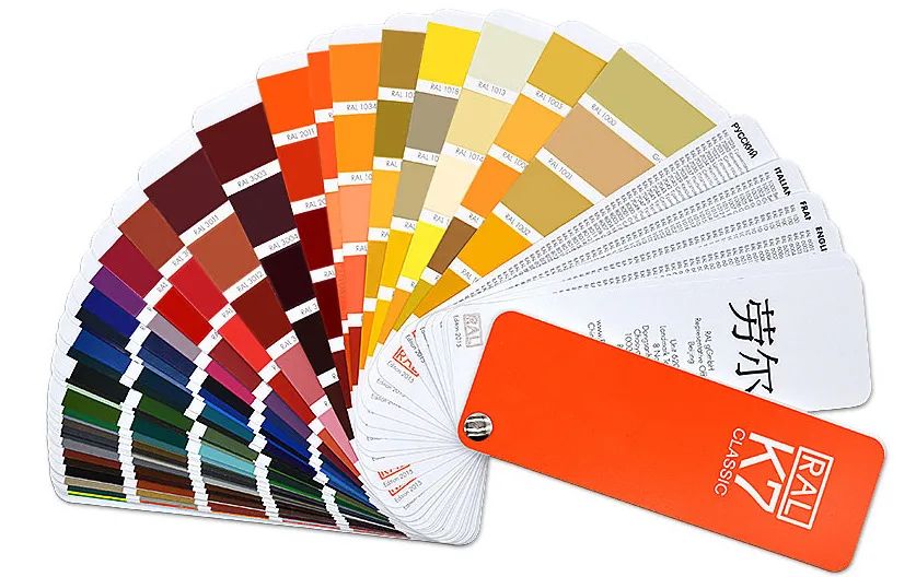 pantone与劳尔色卡对照表,劳尔色卡ral8004颜色怎么调