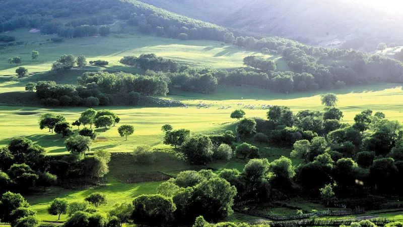 拍点景色,航拍发现深山