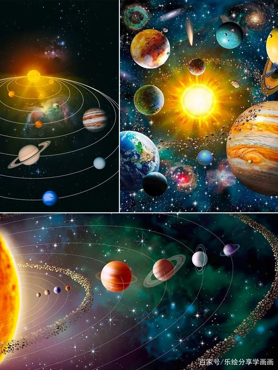 幼儿水粉画太阳的步骤视频,儿童画绘画地球6-9岁