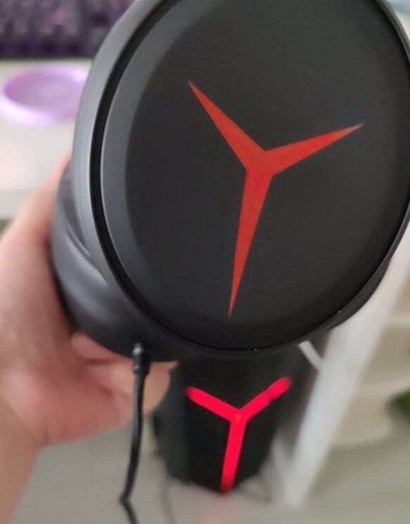 联想拯救者StarY360耳机,联想拯救者StarY360游戏耳机黑色