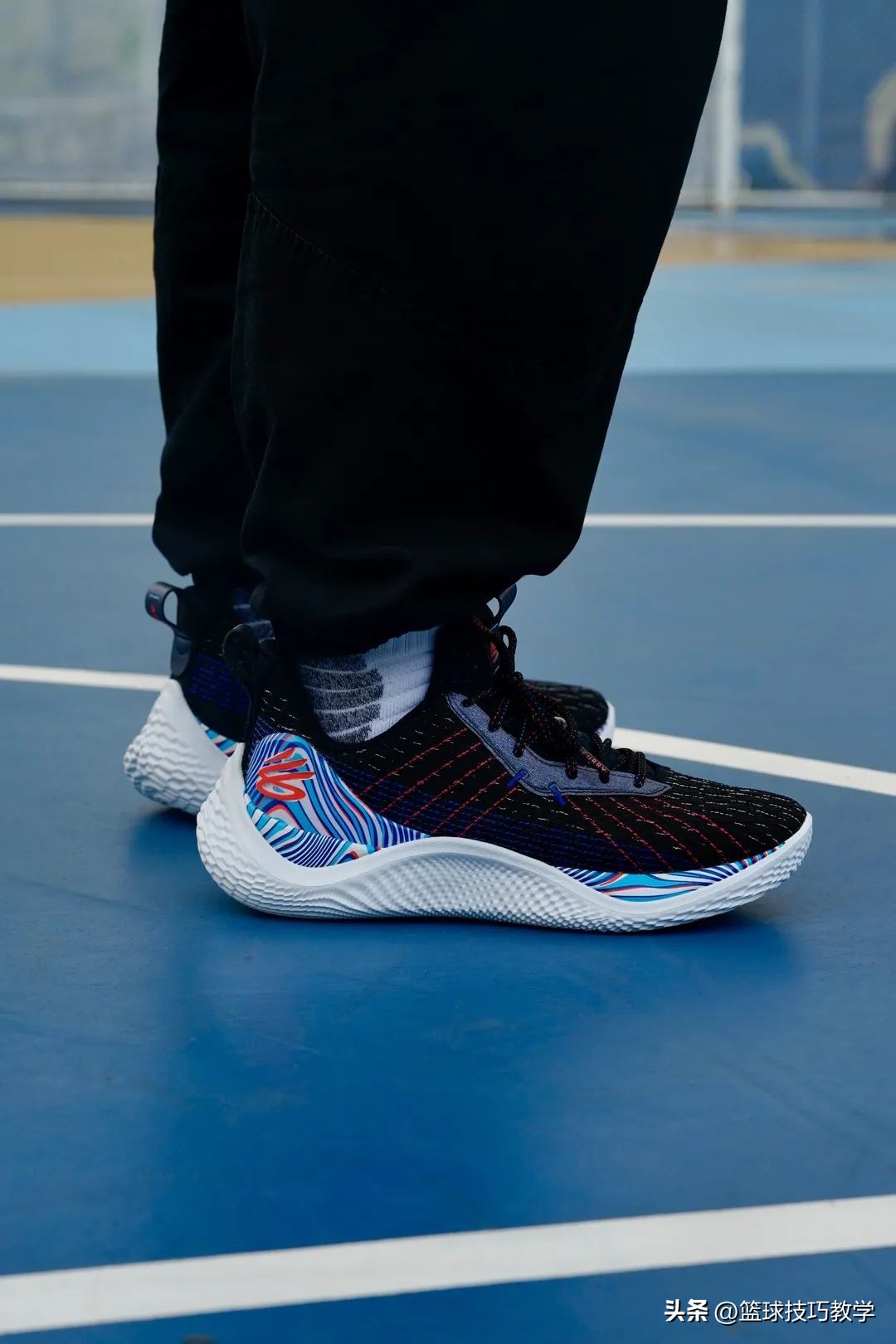 库里6代篮球鞋鞋带系法,库里splash1篮球鞋鞋带