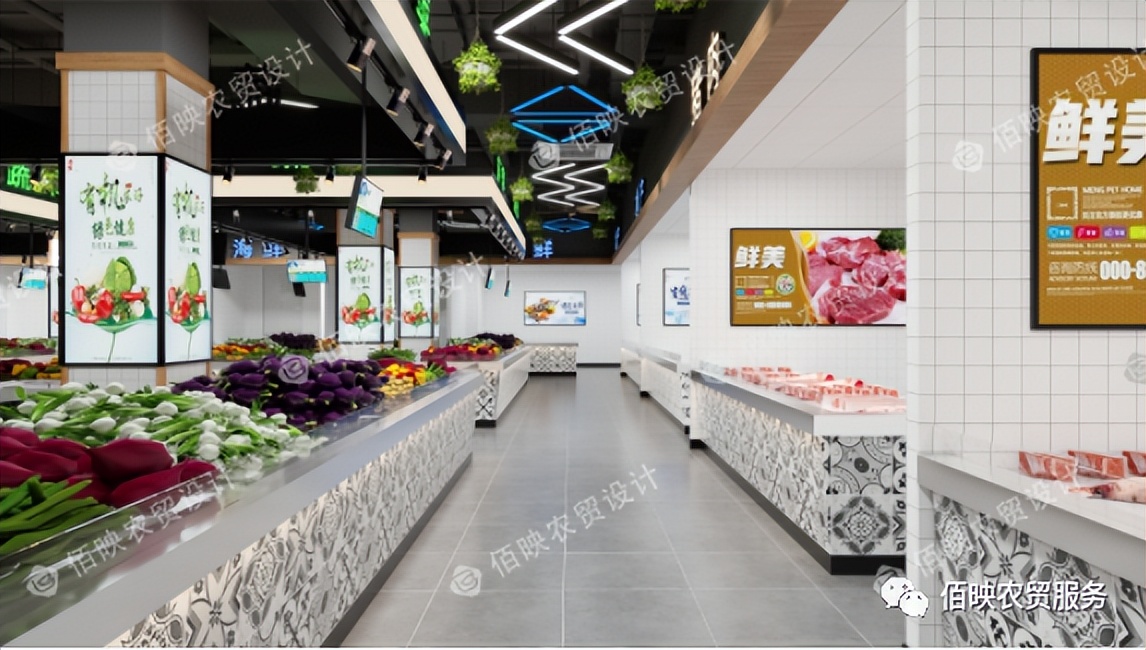 农贸市场设计的3种类型解析,比较好的农贸市场设计方案