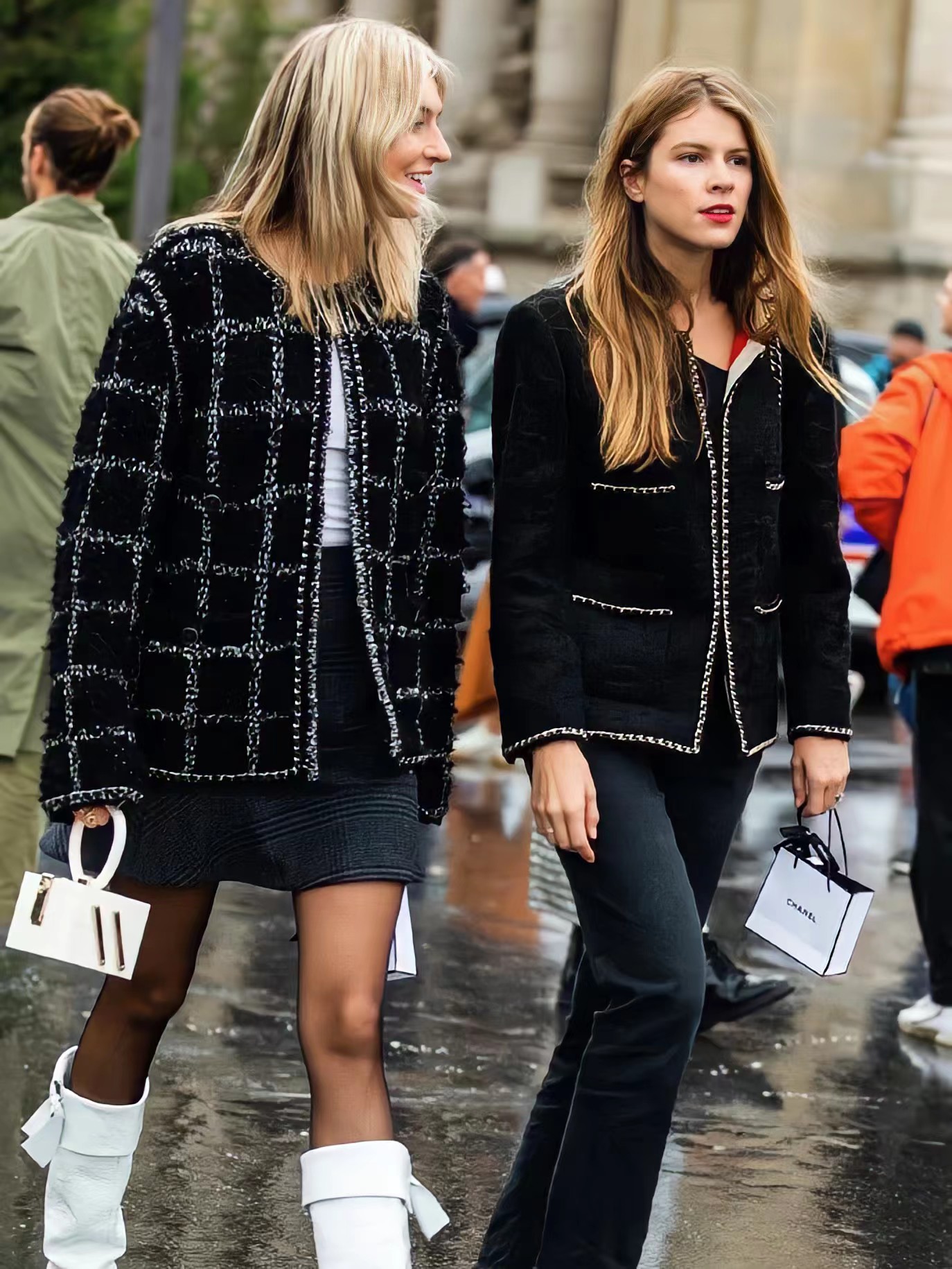 冬季显瘦外套小香风搭配,冬天怎么穿小香风外套