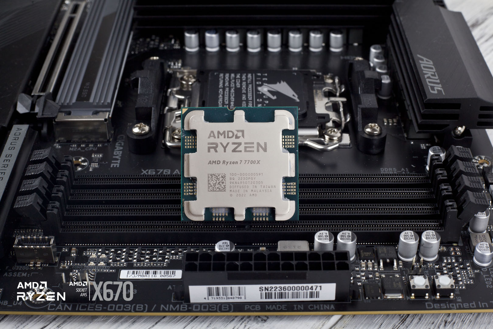 7000系列选配,技嘉x670小雕鉴赏