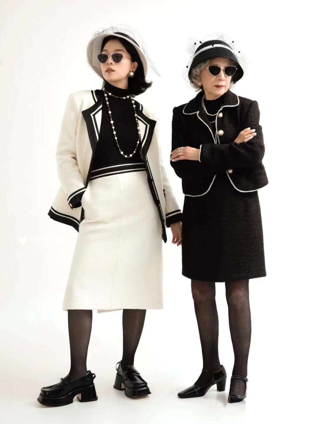 冬裙子里面的打底裤怎么搭配,裙裤开春这样穿清新又有质感