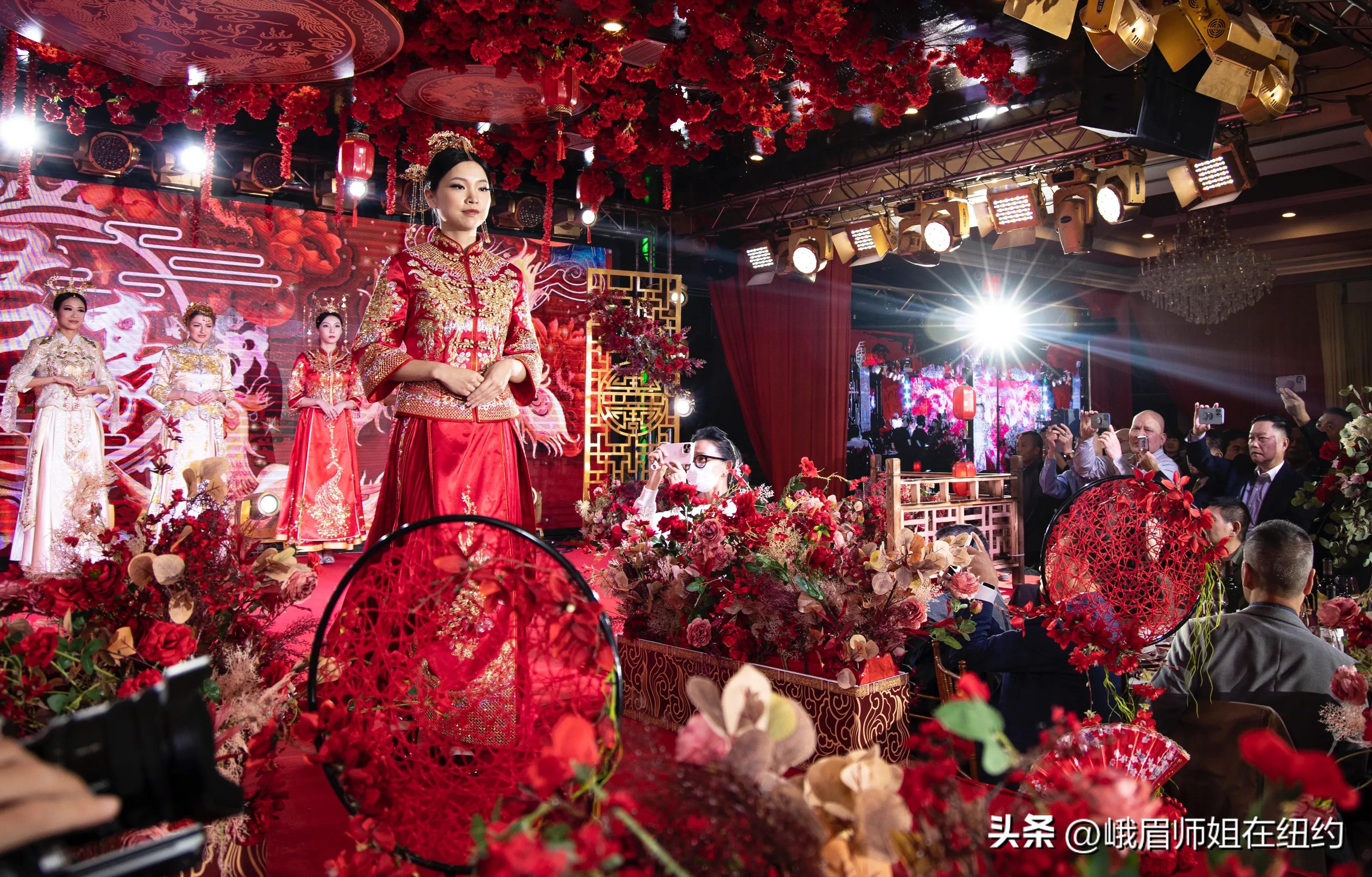 纽约华人首场婚礼秀，在君豪盛大开幕，群星璀璨