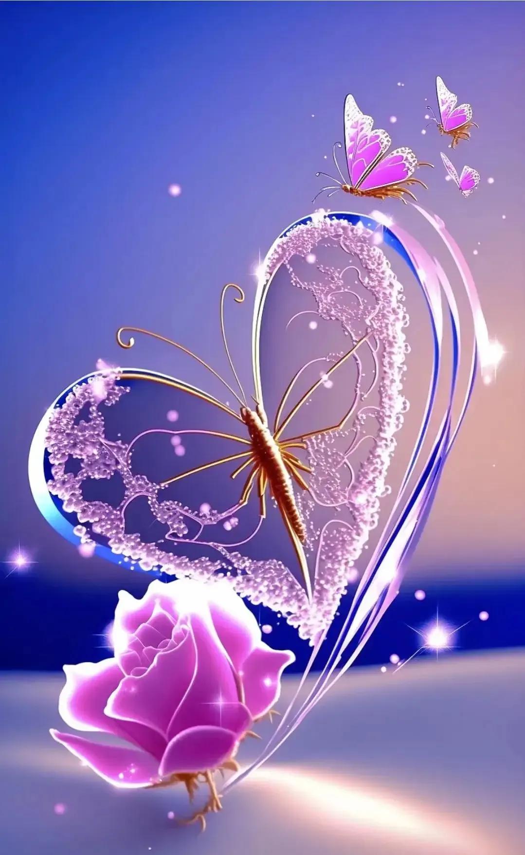 粉色桃心壁纸图片腮红,粉色桃心云彩动态壁纸