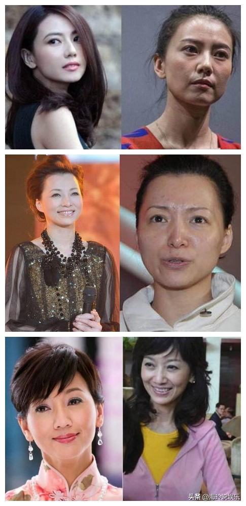 素颜大妈化妆后的样子,妆前女神化妆后大妈