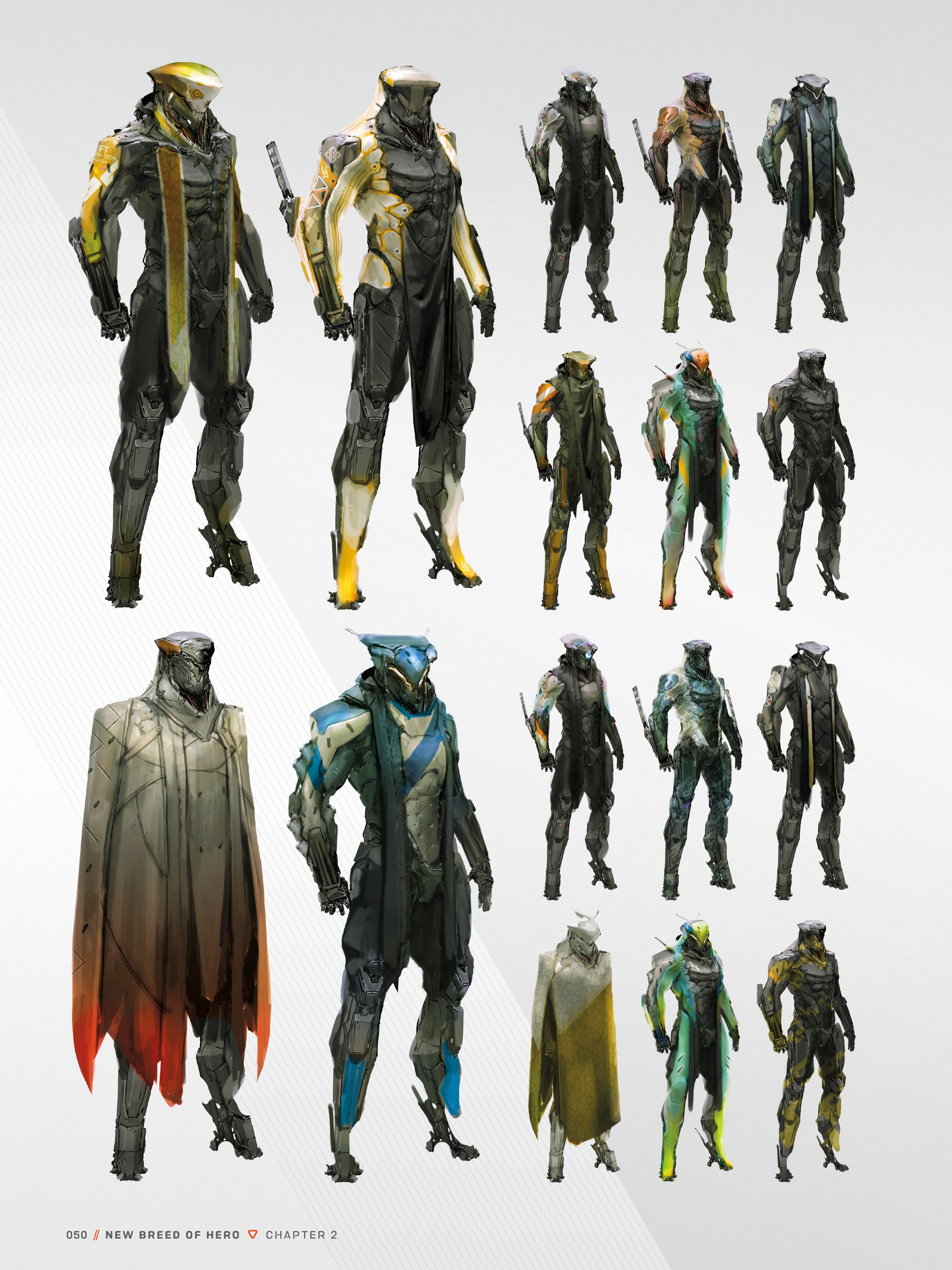 科幻怪与机械战甲的圣歌｜游戏TheArtofAnthem官方艺术设定集