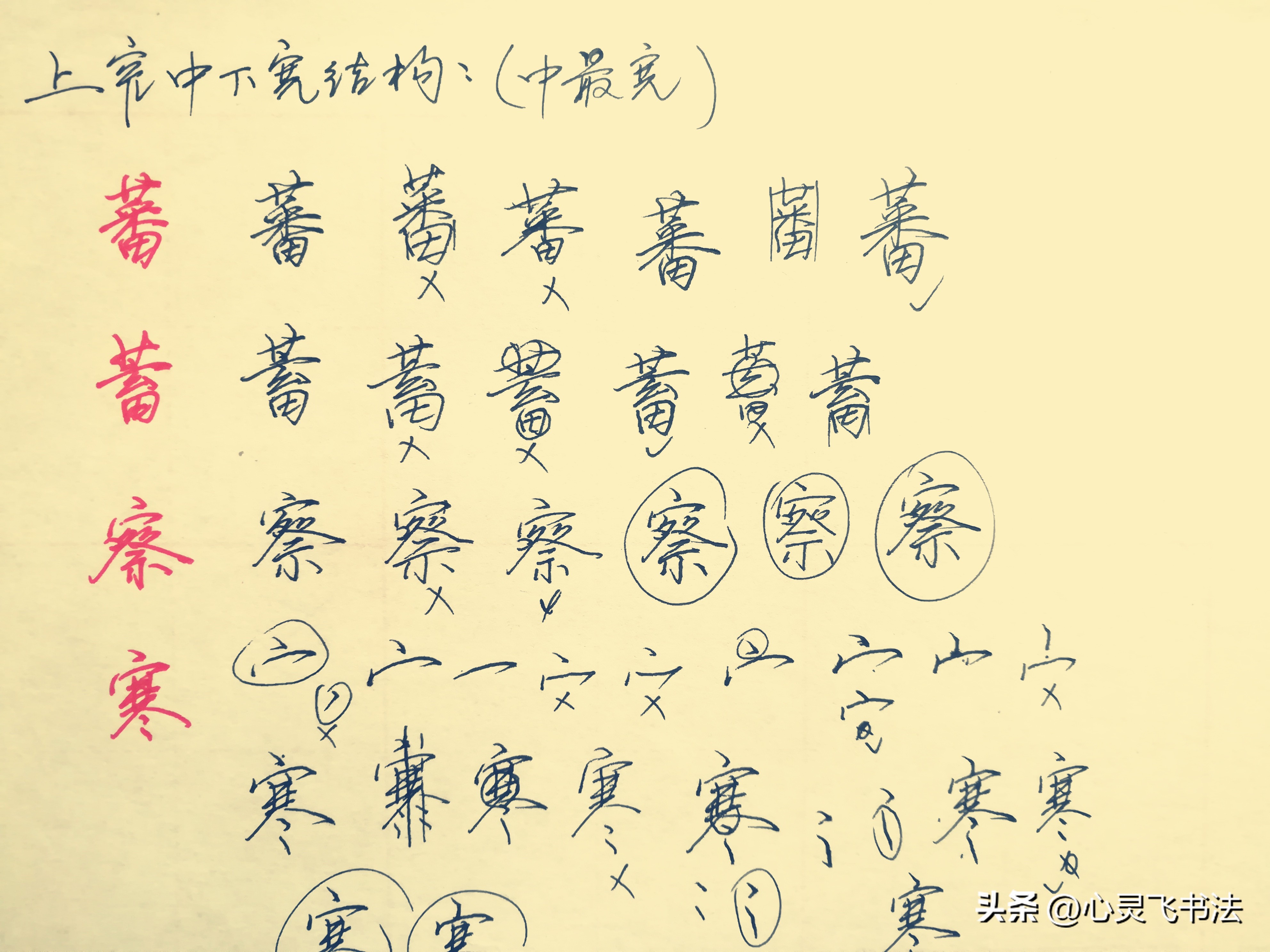 怎样把字体练得潦草又好看,百试百灵的绝招