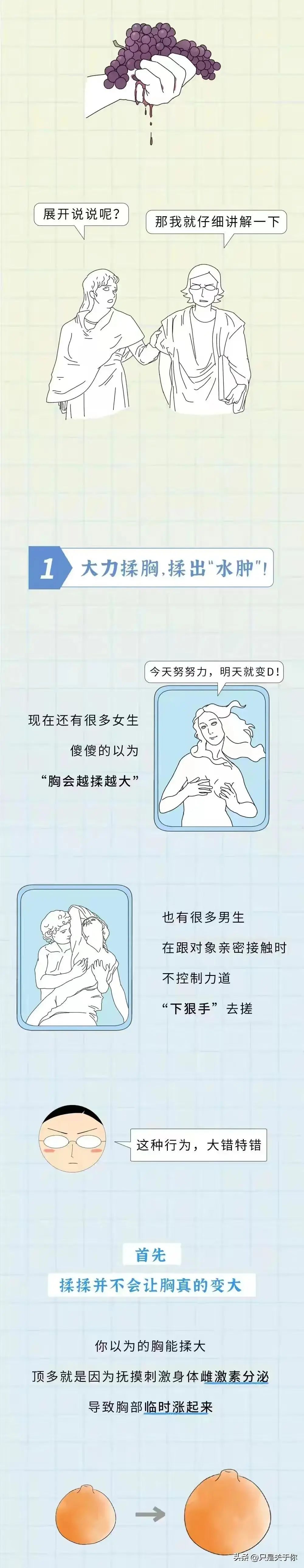 漫画：为什么男人不能对女人的胸部下狠手？