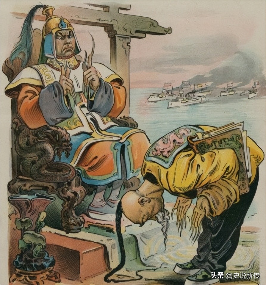 晚清时期美国人画的漫画,西方漫画清朝形象