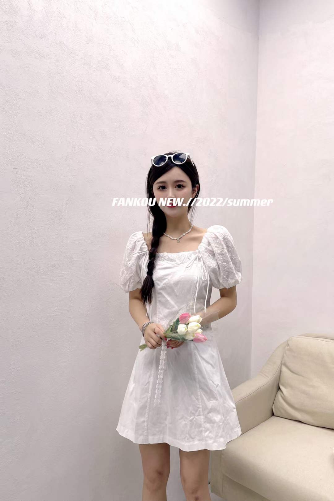 可盐可甜连衣裙夏季收腰,可盐可甜纯棉连衣裙