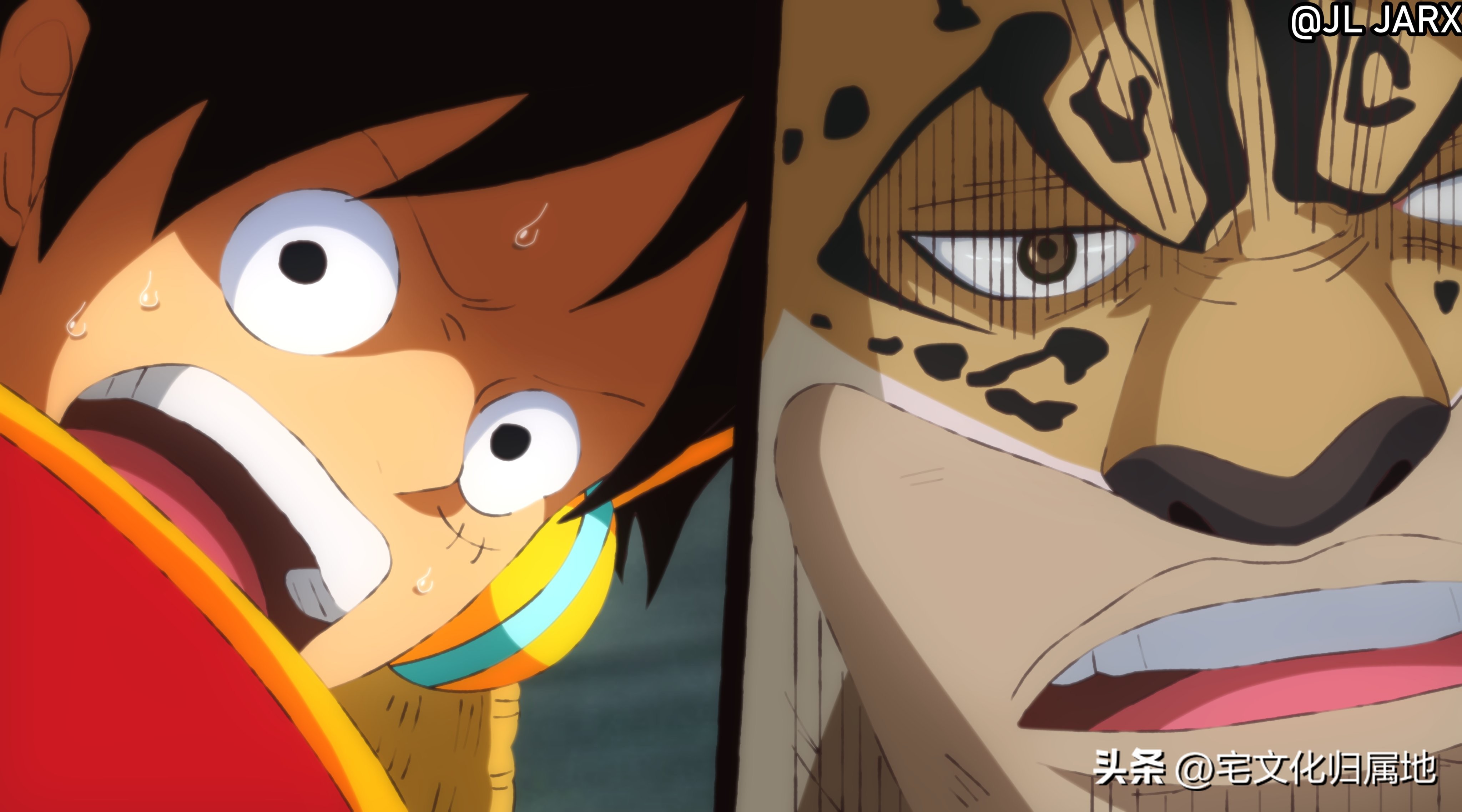 路飞vs路奇漫画1068,海贼王第1076集路飞所期盼的世界