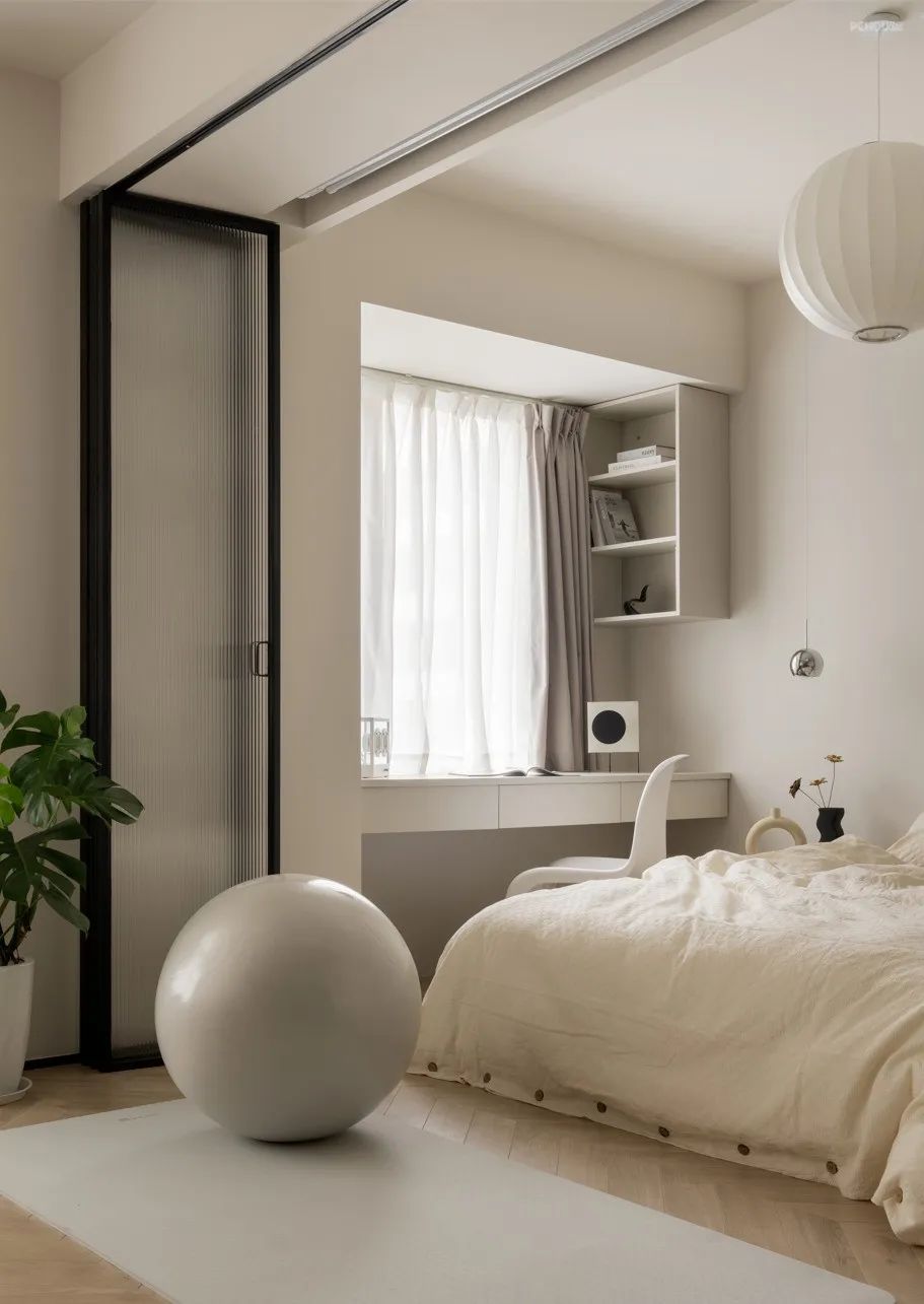 63平两室一厅欧美风,42平米一室一厅装出法式奶油风