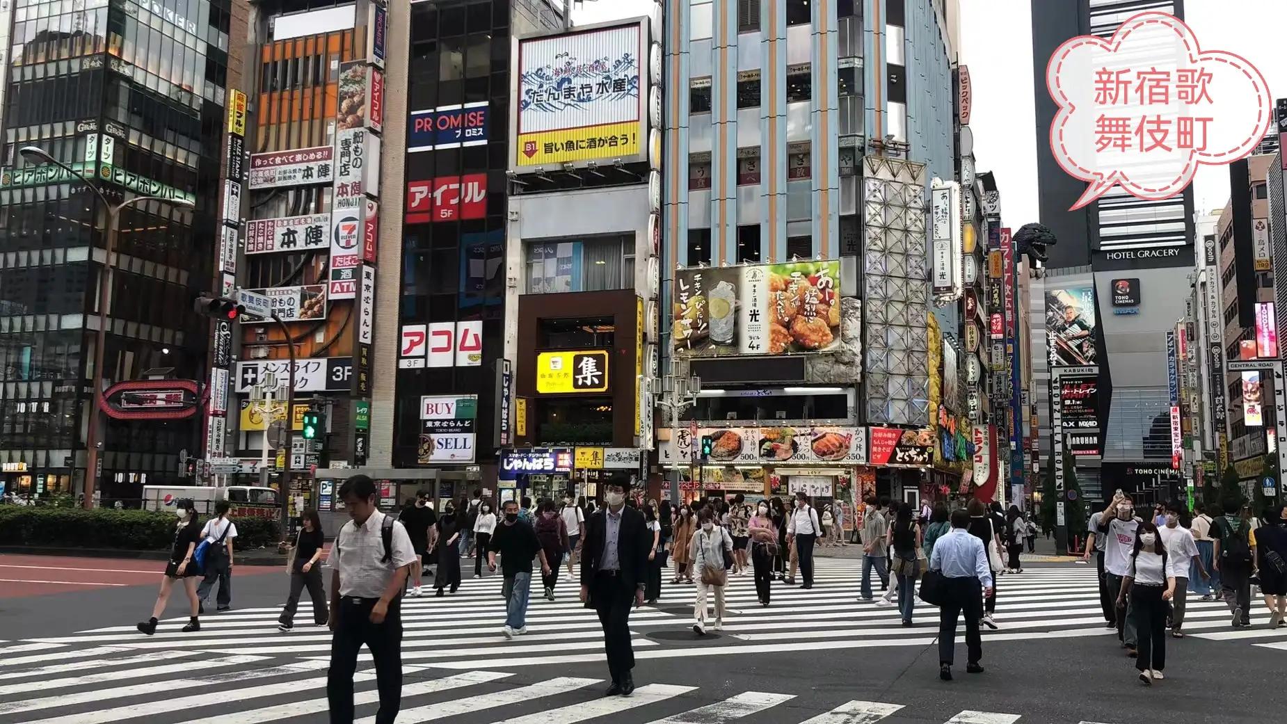 东京新宿大久保夜街,东京新大久保物产店