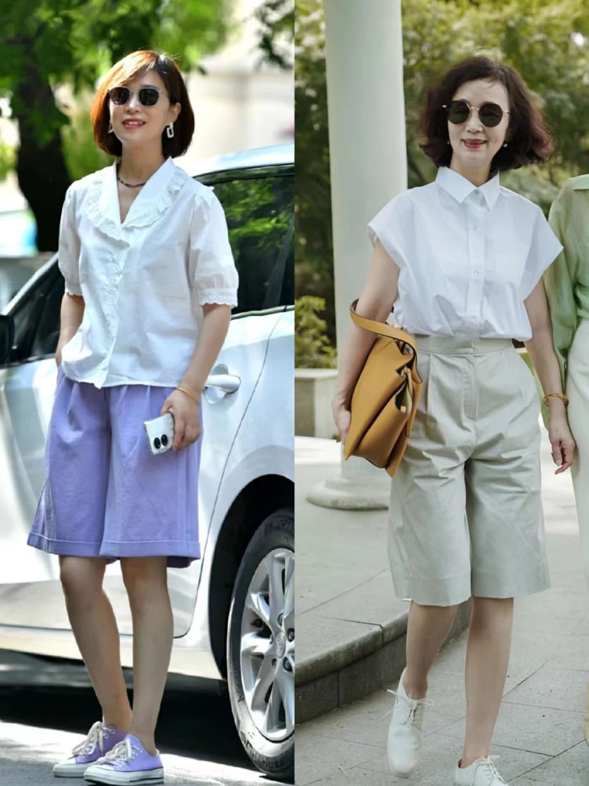 女人穿好看的有气质的裤子,女士哪些类型裤子显腿直显高百搭