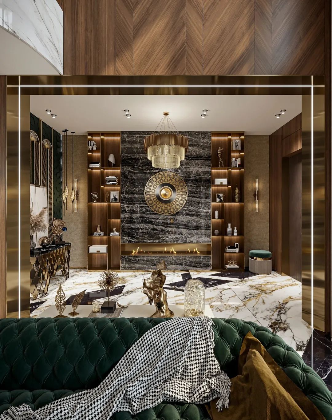 大理石打造的豪宅 (顶级豪宅客厅用什么大理石)