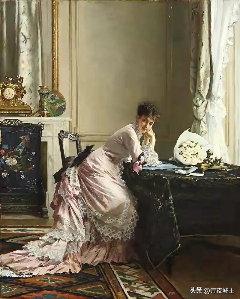 欧洲贵族宫廷肖像油画古典又雅致,欧式古典宫廷油画作品欣赏