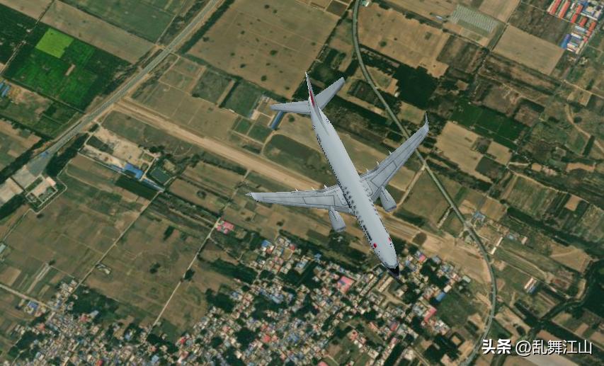 11月7日16点17分，一架从重庆飞往北京的飞机抵达河南新乡上空