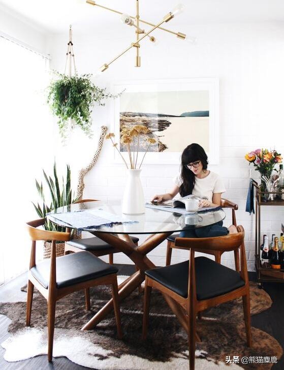 餐桌和椅子颜色选择,家用餐桌转盘怎么选择