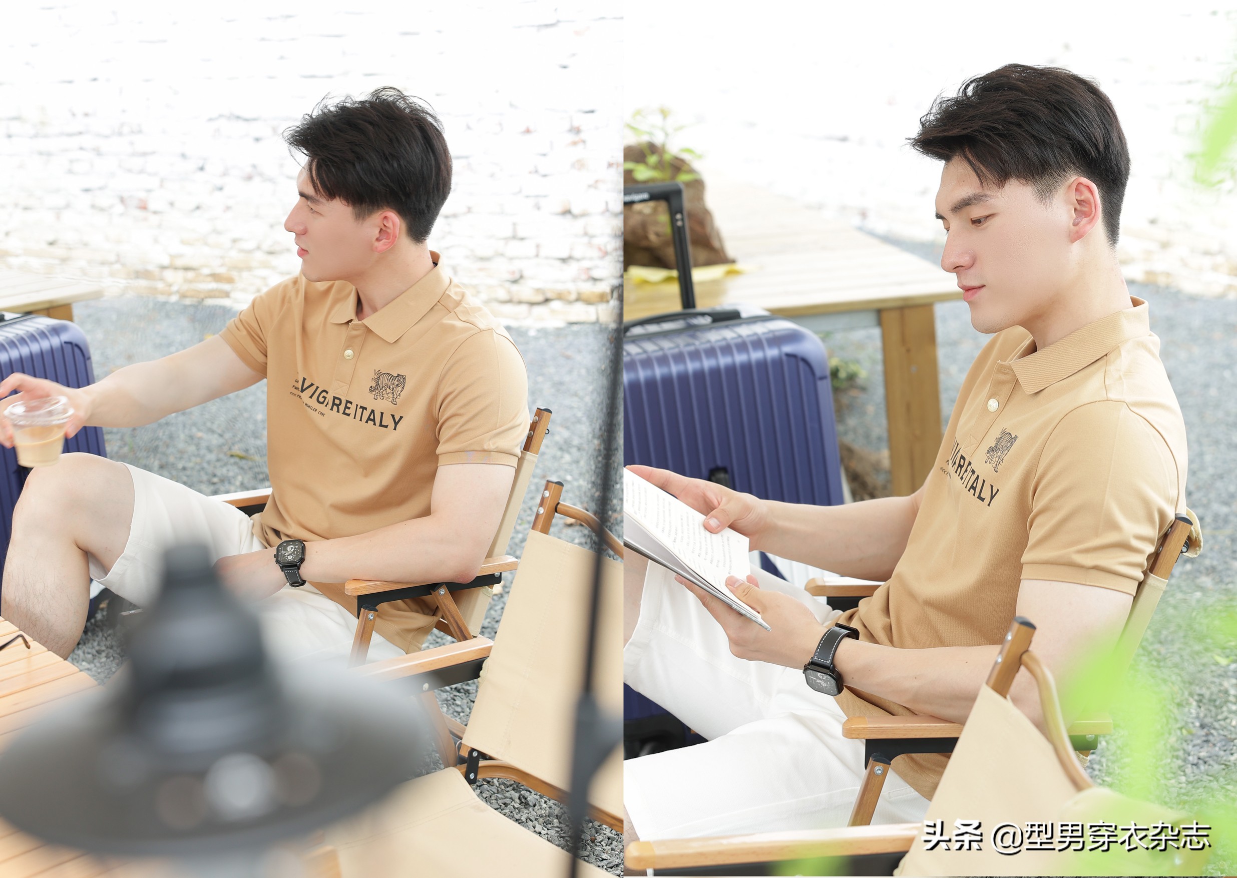 瘦高型男人商务休闲穿搭,职场高级感男装搭配