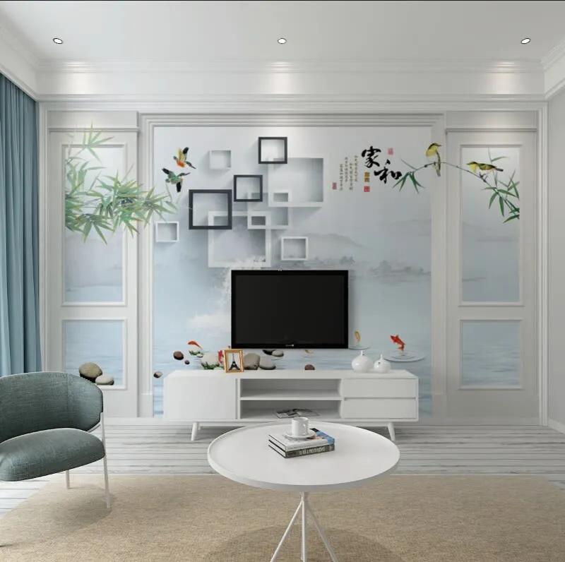 壁画电视墙过时了吗,永不过时的电视背景壁画