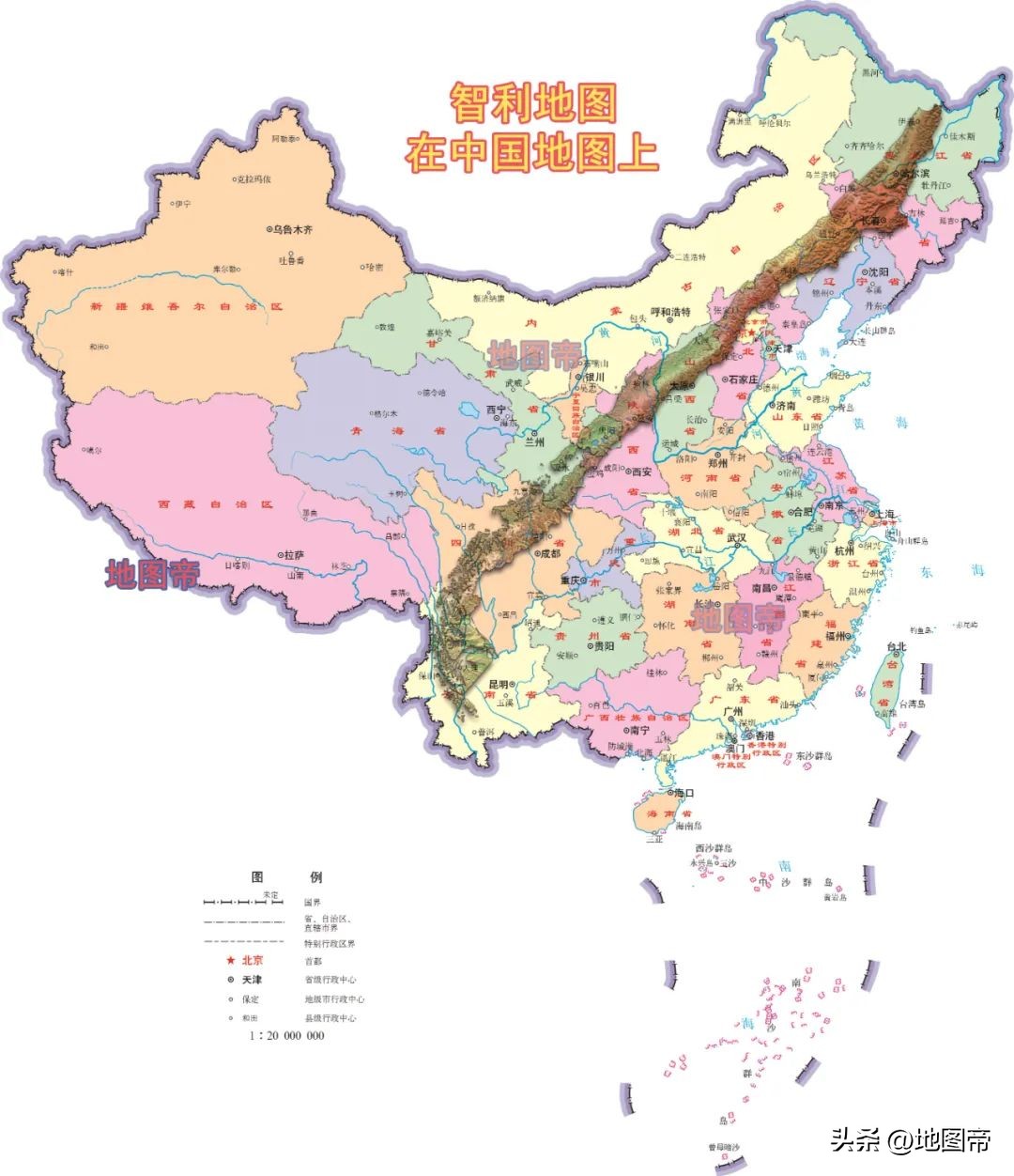 哪个国家的版图能装下智利,哪些国家的地图能装得下智利