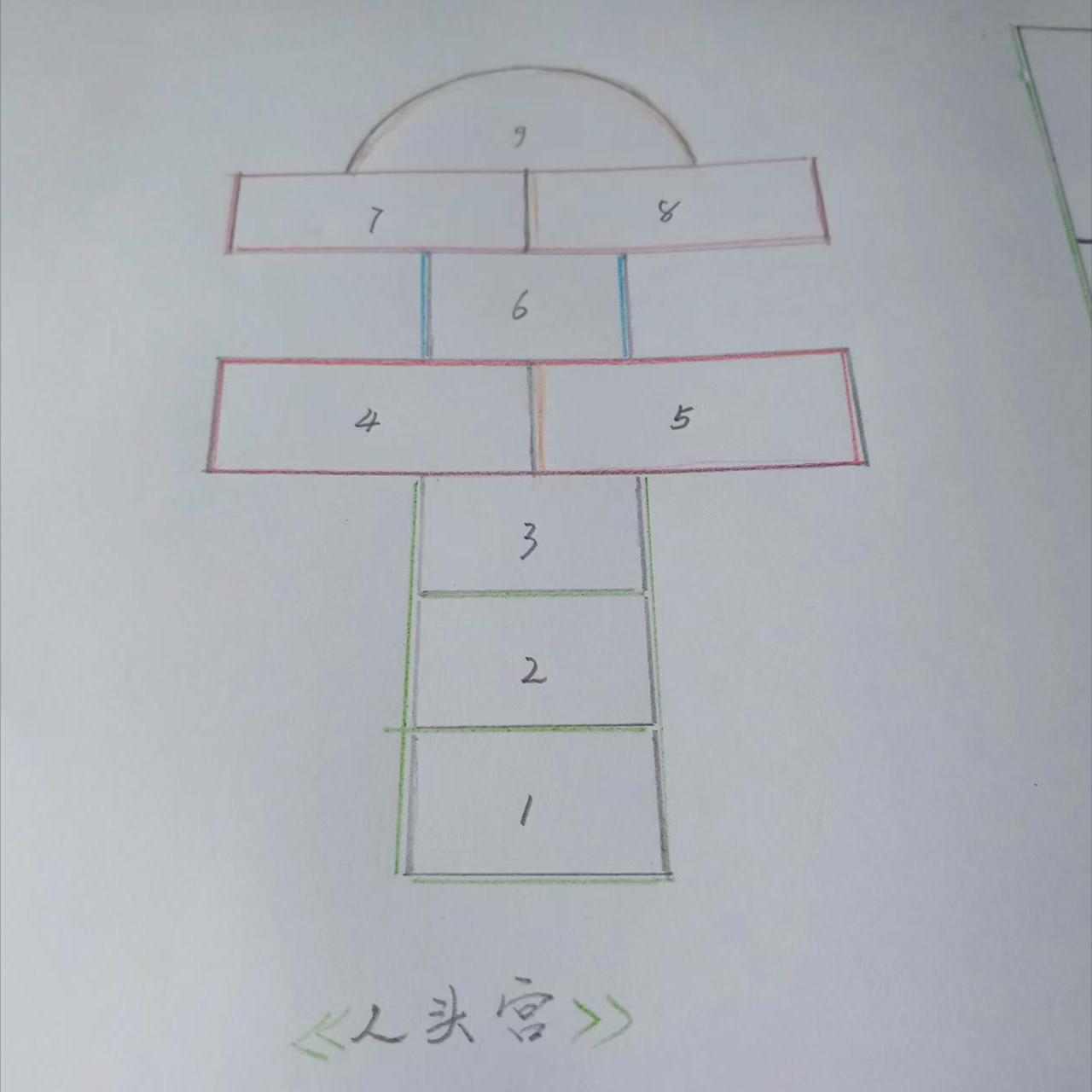 儿童脚踢游戏,儿童踢方格游戏玩法