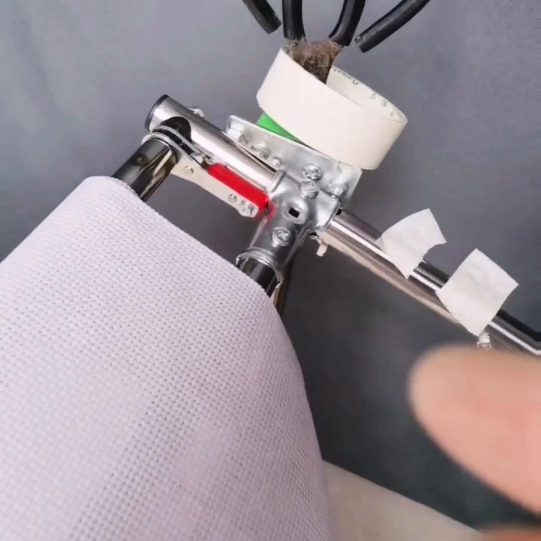 十字绣方管不锈钢绷安装教程#十字绣