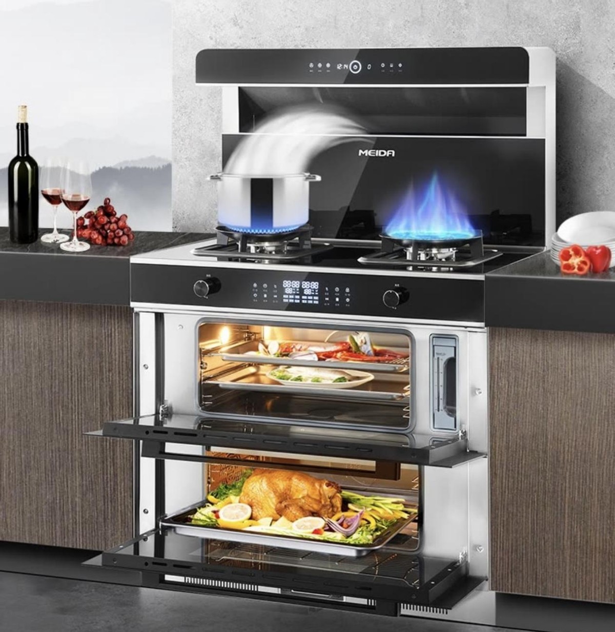 万元左右蒸烤一体集成灶推荐,蒸烤一体集成灶测评推荐