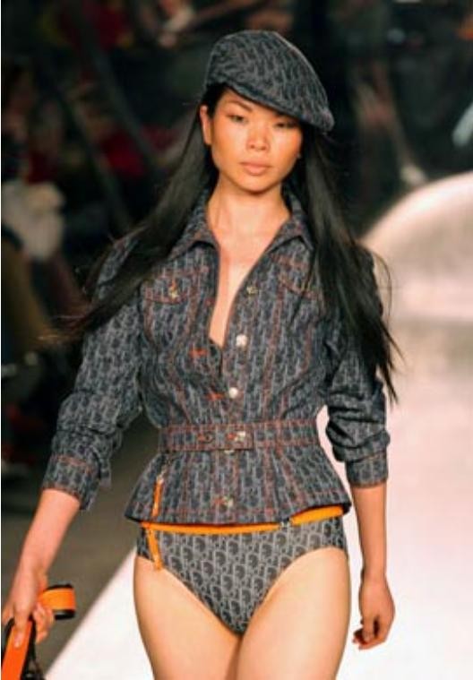 超模吕燕的丈夫和家人近况,超模吕燕全家