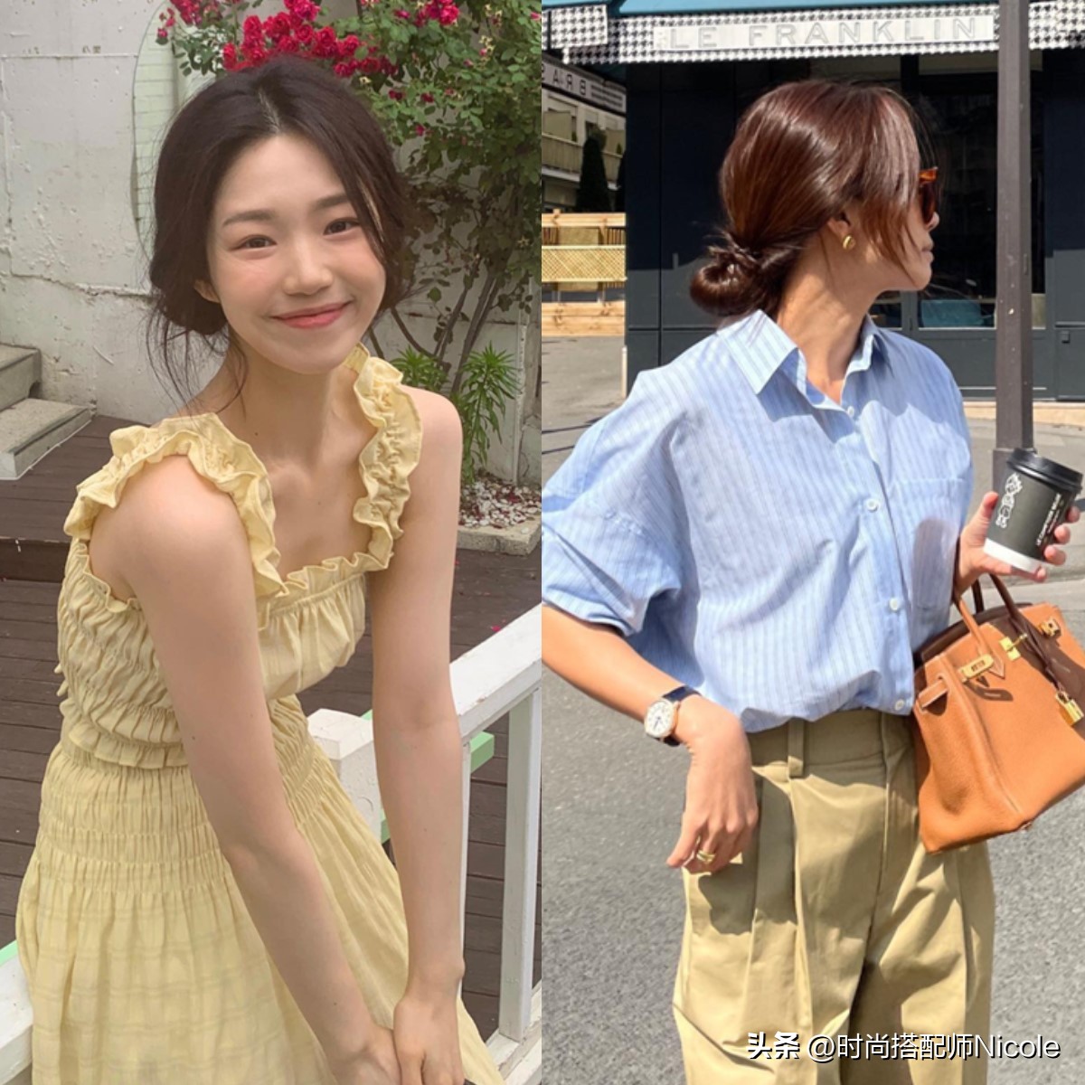 韩系女性穿搭简单好看,韩式穿搭怎么搭