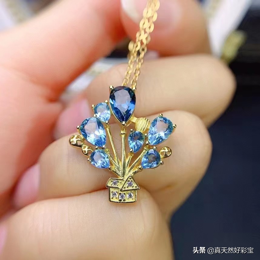 s925银粉托帕石吊坠,s925镶粉红托帕石吊坠报价