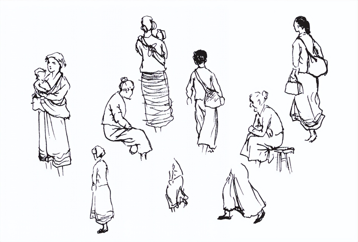 我绘过年主题画可打印,春节特稿100篇