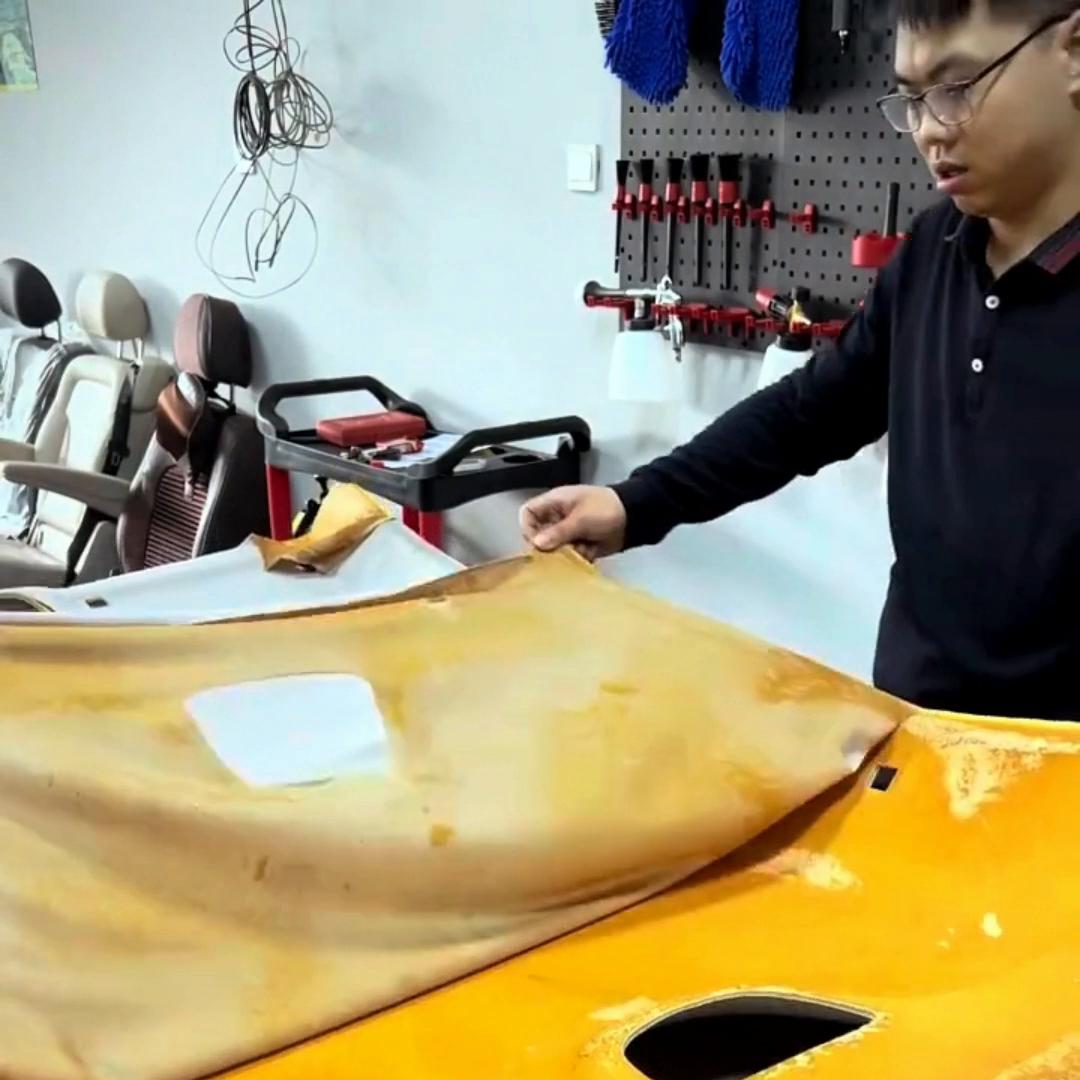 汽车内饰顶棚脱落翻新,汽车顶棚翻新全过程
