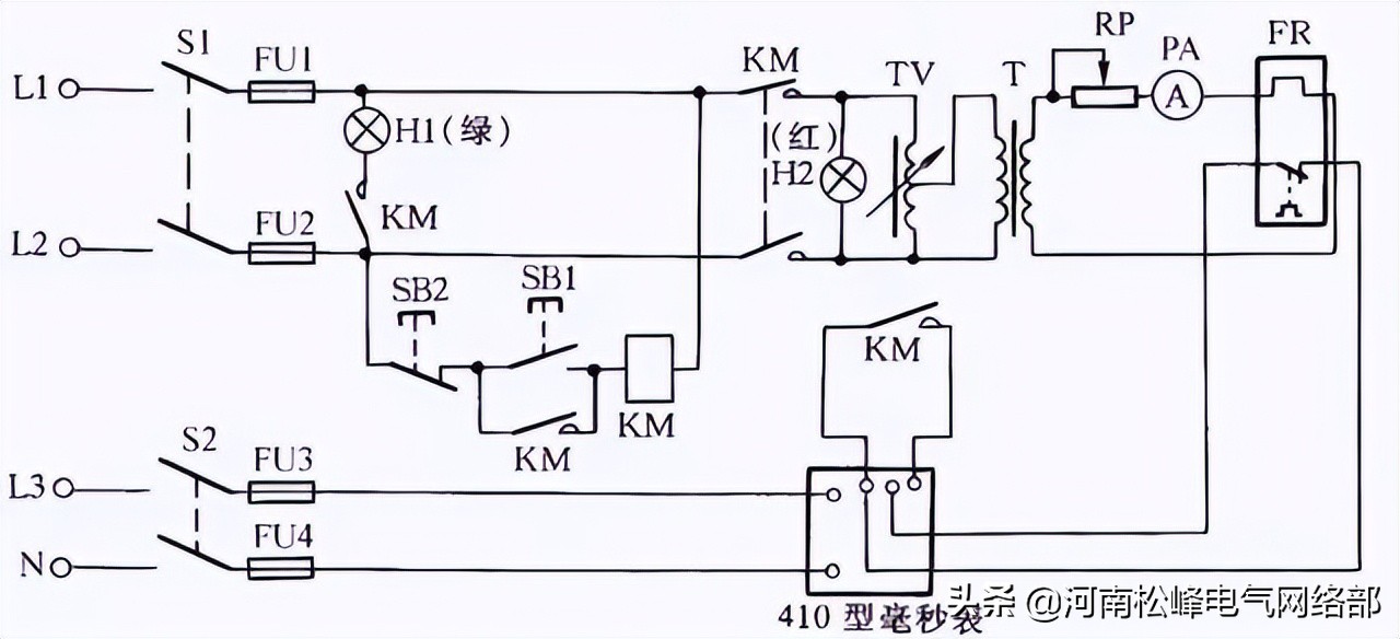 零基础电工接线电路图大全,电工常见电路接线图10例