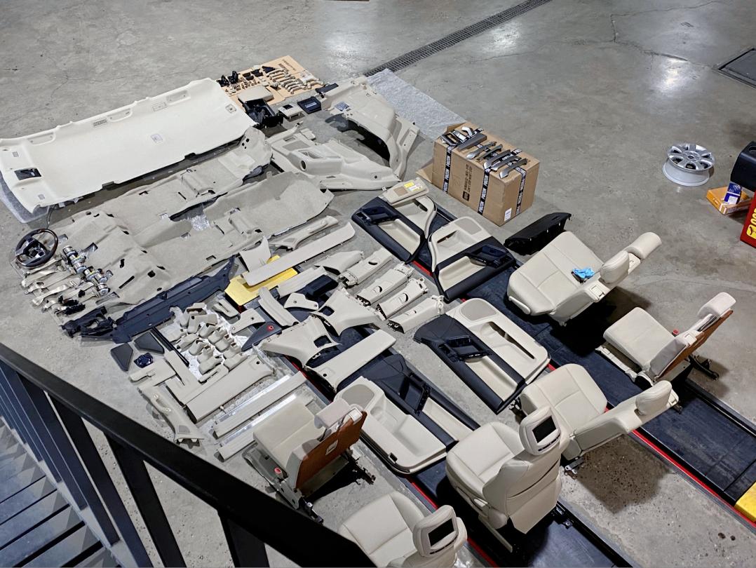 丰田霸道老车翻新升级好的出售,搞工地车翻新