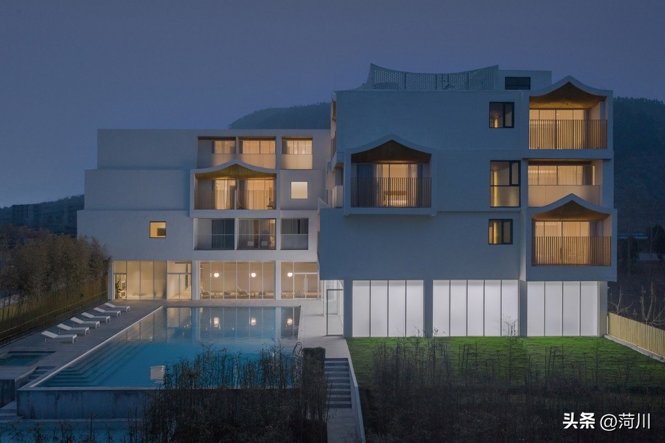 天空之院酒店夜景,天空之院酒店视频