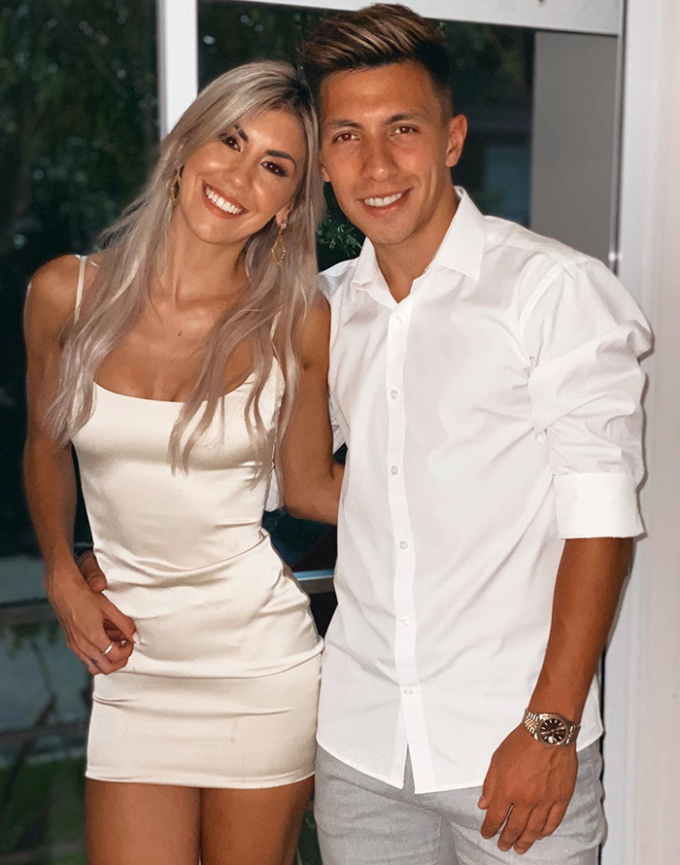 阿森纳马丁内斯女朋友,阿根廷球员女朋友