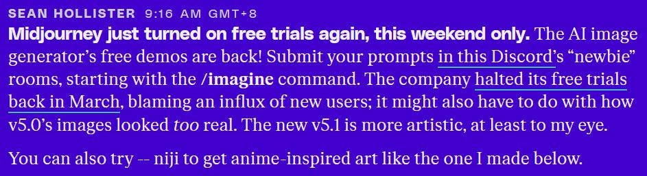 midjourney还能免费试用吗,midjourney10天免费试用