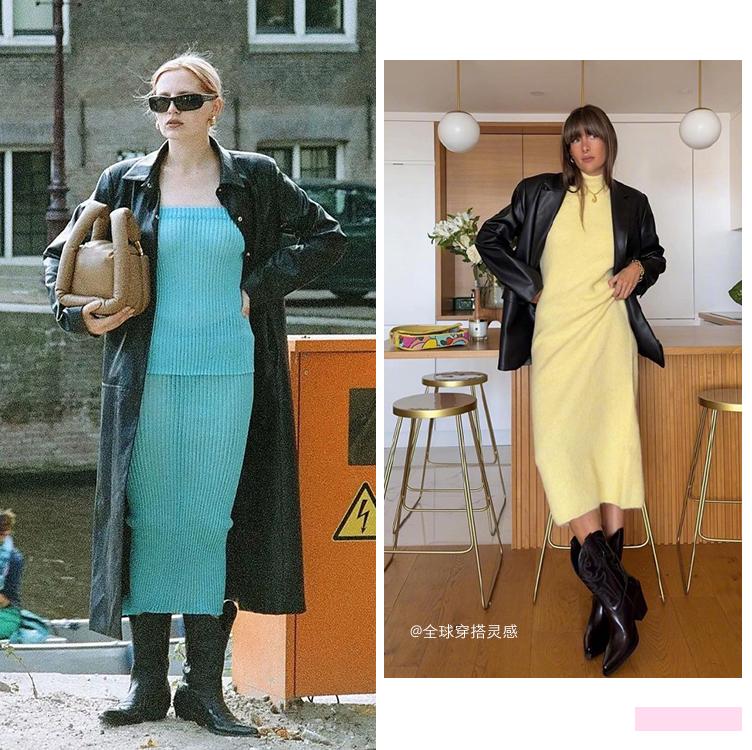 洋气保暖的连衣裙,连衣裙冬季叠穿