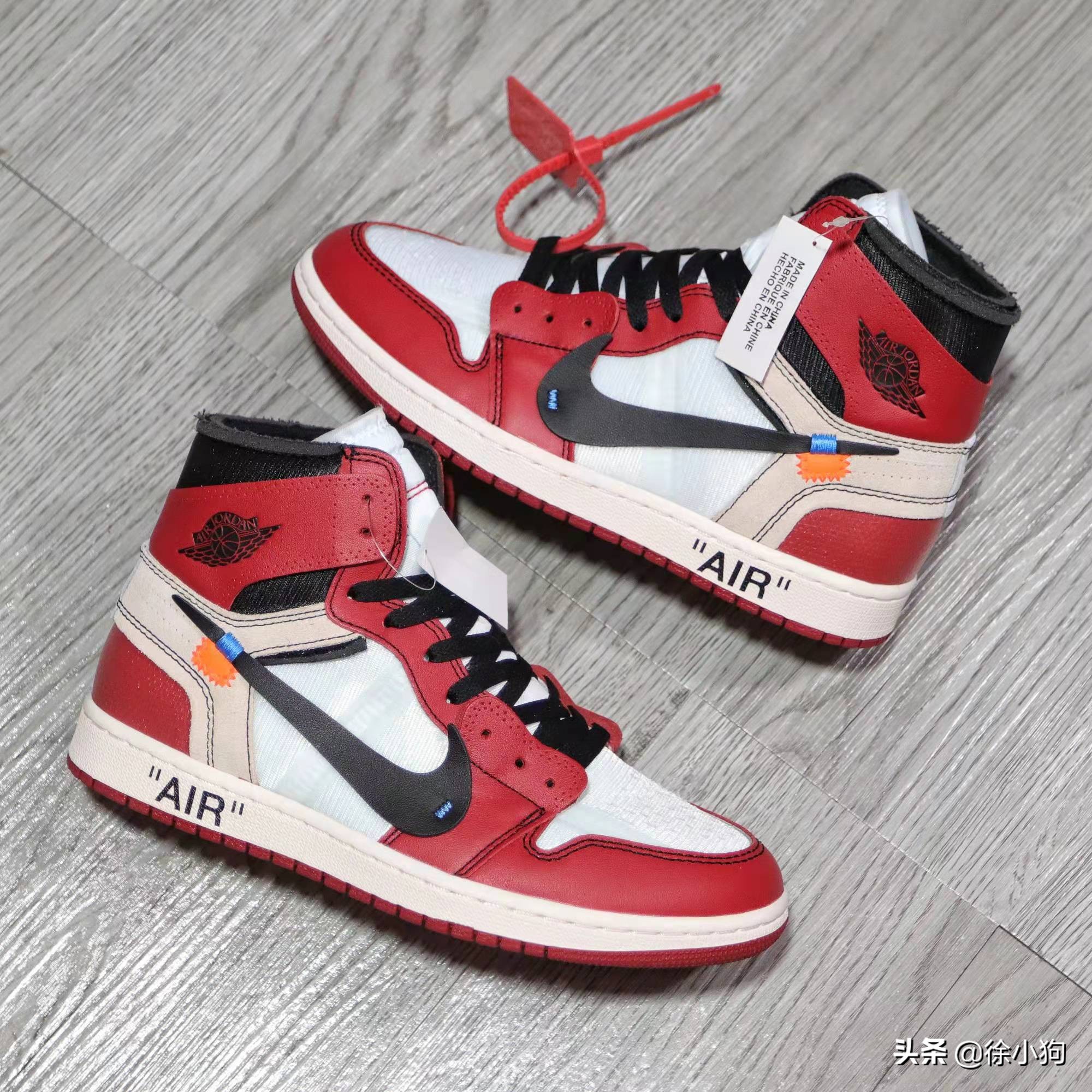 aj1offwhite联名鞋,潮鞋开箱好物推荐