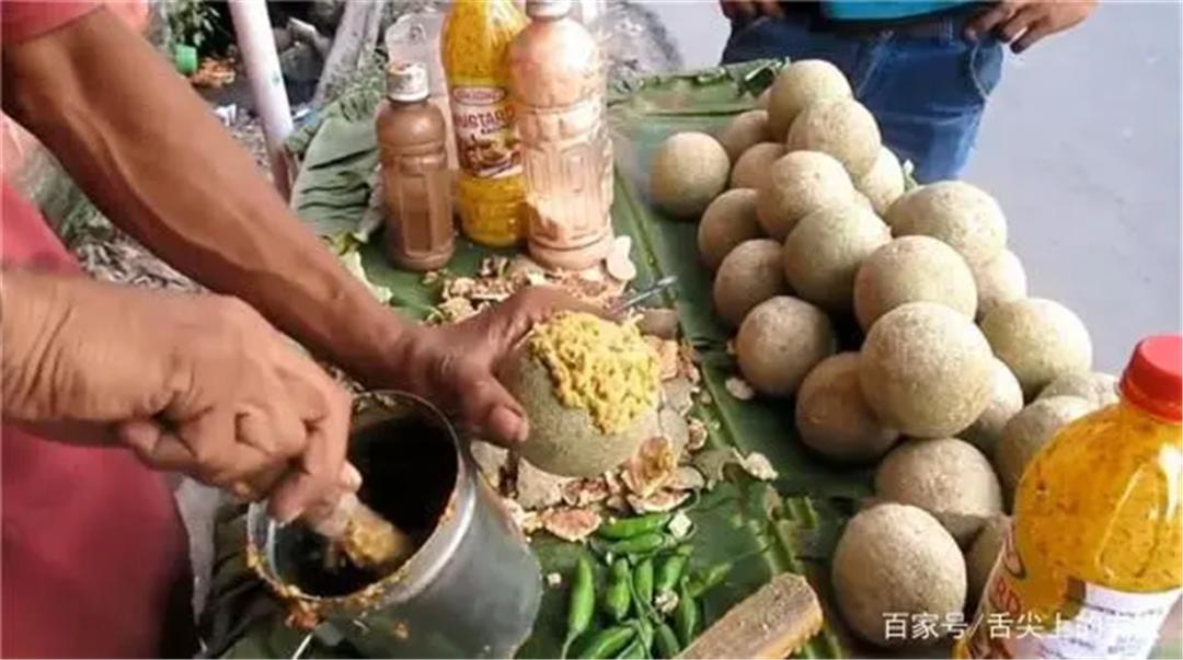 十万大山发现木苹果，果肉像罗汉果，果壳比椰子硬，印度人喜欢吃