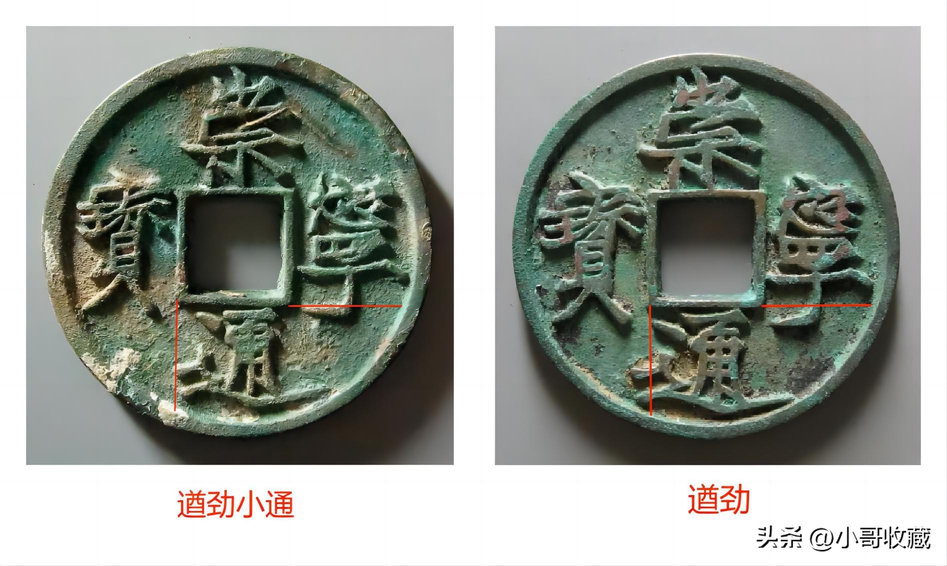 崇宁通宝遒劲和抽示怎么区分,崇宁通宝怎么认版本