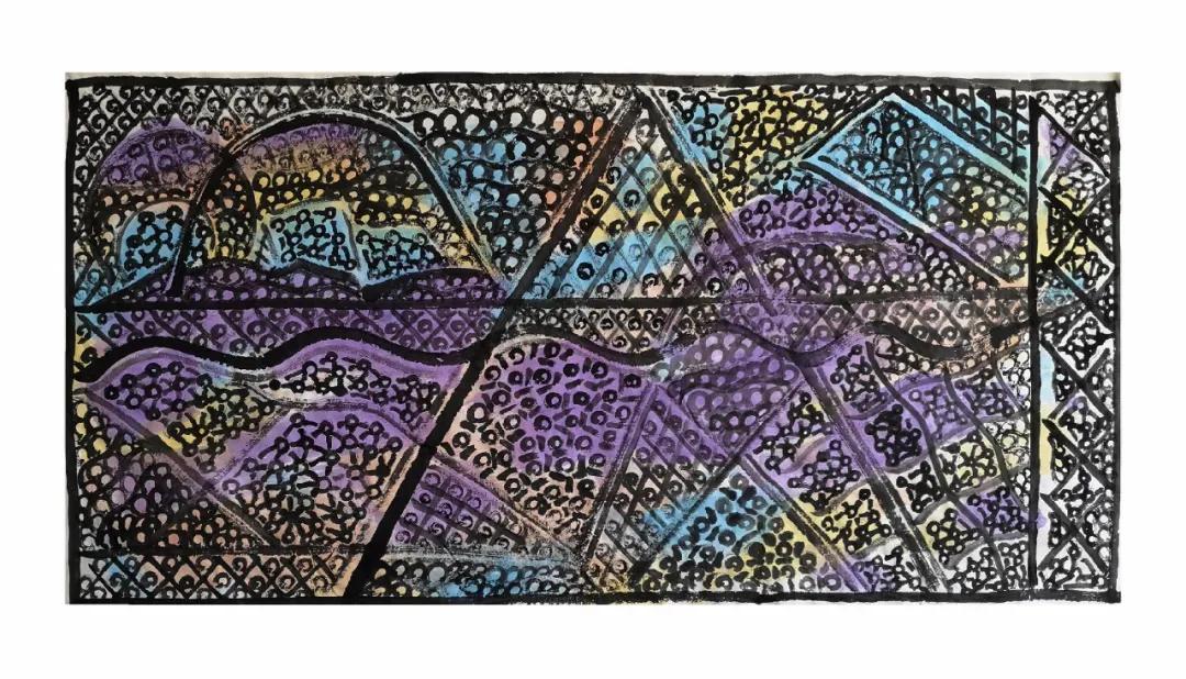 灵性禅意画作品,自我抚慰心灵的绘画