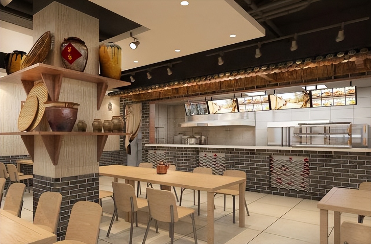 早餐店怎么装修简单清爽又省钱,低成本早餐店装修