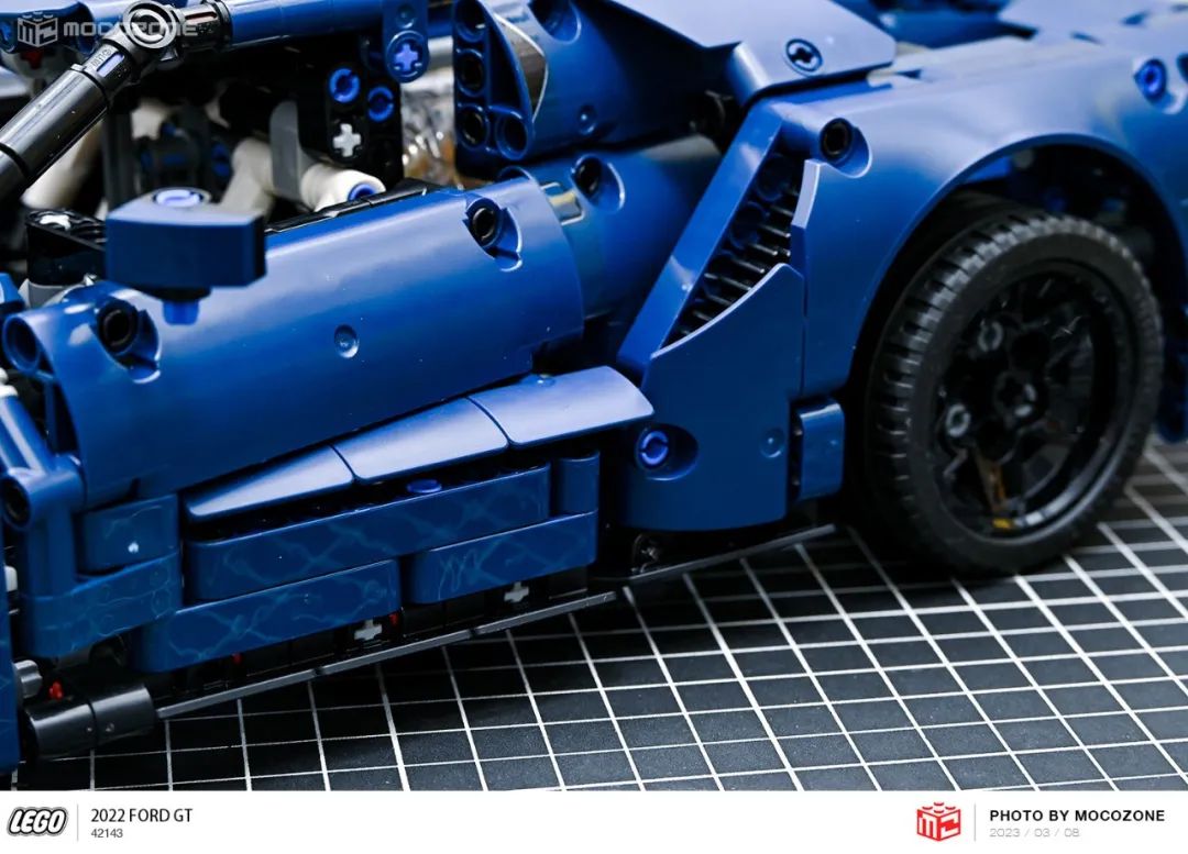 乐高积木福特gt跑车,福特gt2022