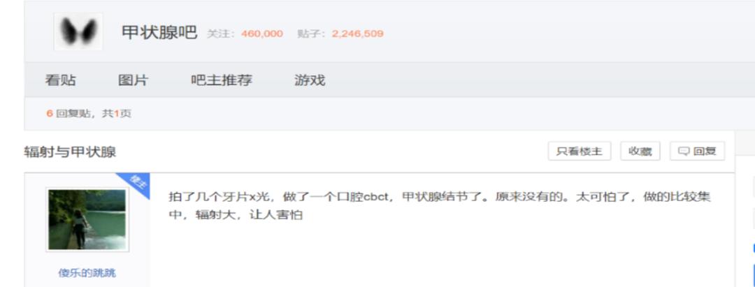 网络谣言粉碎机泄露,拍牙片导致甲状腺结节