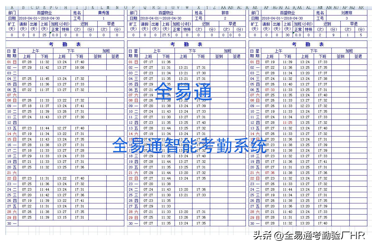 车间员工考勤工资表模板,员工考勤工资表模板excel免费